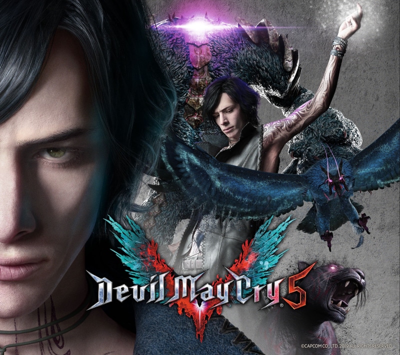 1080P, Capcom, Devil May Cry 5, video games, Devil May Cry, Video Game Art