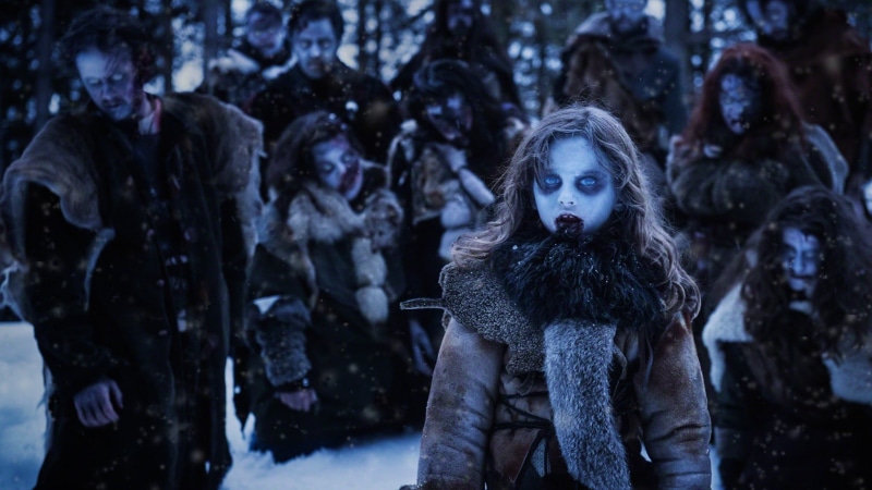 land, forest, The Others, horror, 1080P, outdoors, Game of Thrones, spooky, women, people, nature, jacket, clothing, snow, s, The Wall, teenager, warm clothing