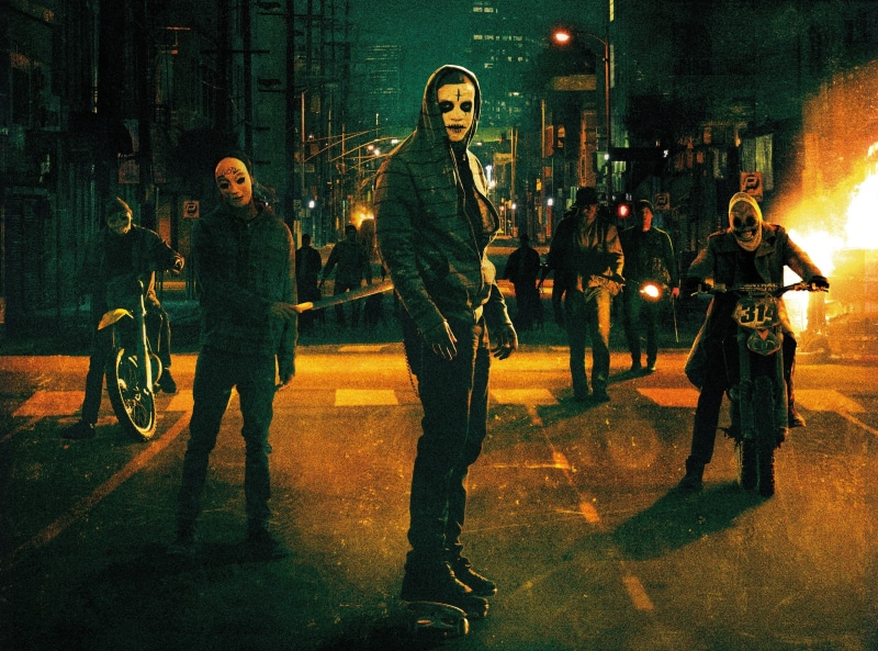 walking, group of people, standing, PURGE, leisure activity, road, full length, 2K, architecture, women, Other Movies, Anarchy, street, building exterior