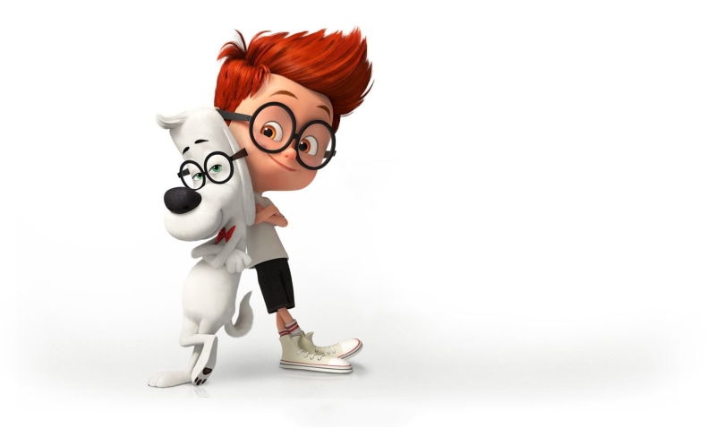 2014, cute, emotion, fun, Peabody, Others, portrait, Cartoons, Sherman, white color, teenager, white background, mr, lifestyles, movie, cut out, humor