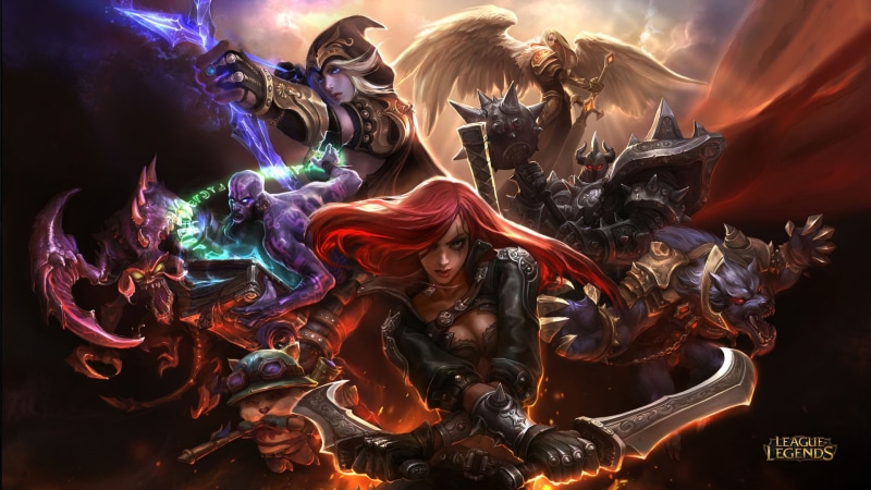 1080P, league, League of Legends, spirituality, human representation, indoors, representation, motion, abstract, architecture, multi colored, no people