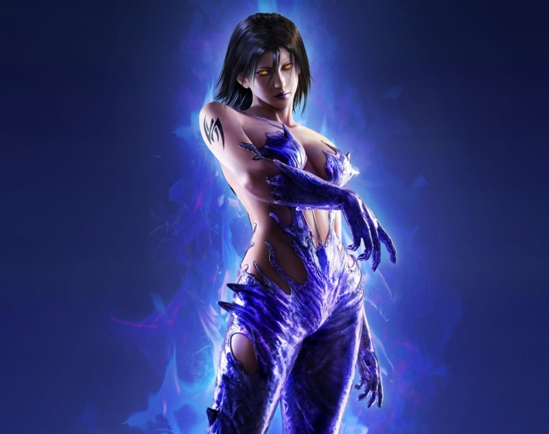 tattoo, tekken, video games, jun kazama, games, gold eyes, yellow eyes, kazama jun, unknown, 1080P