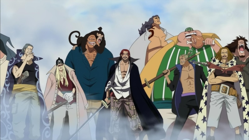 anime, 1080P, pirates, shanks, piece