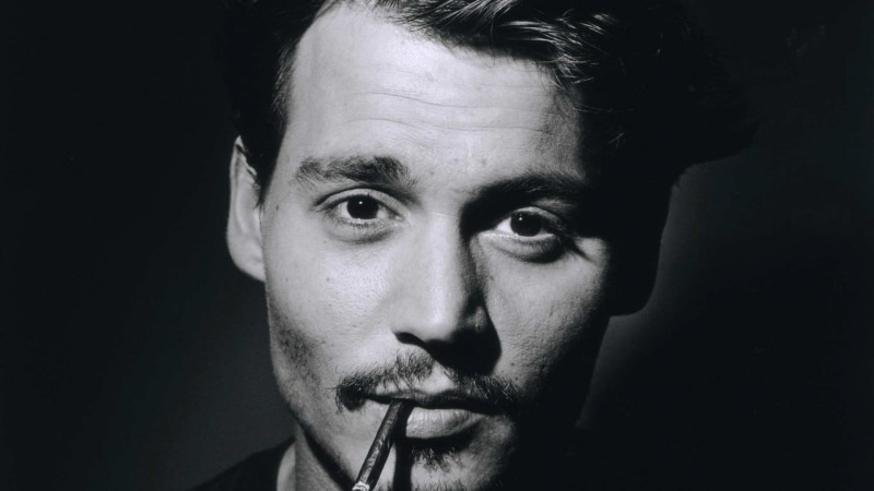 serious, black background, men, portrait, actor, headshot, human body part, young men, studio shot, body part, contemplation, human face, monochrome, depp