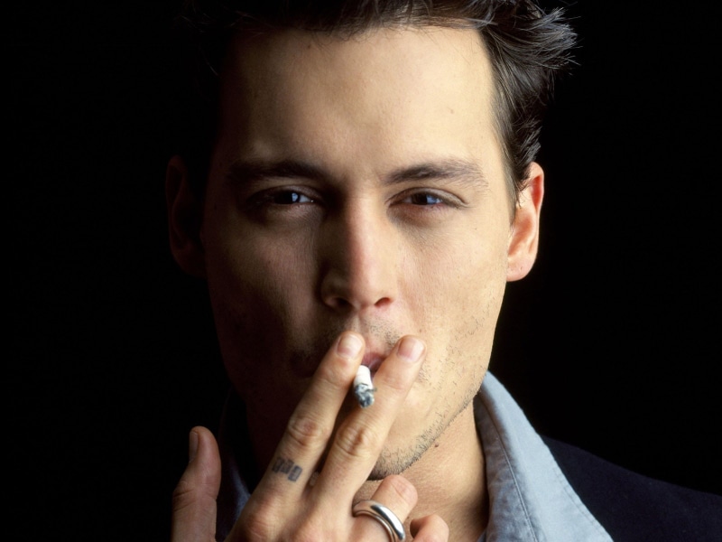 720P, man, ring, smoking, depp, mature, celebrities, johnny depp, johnny