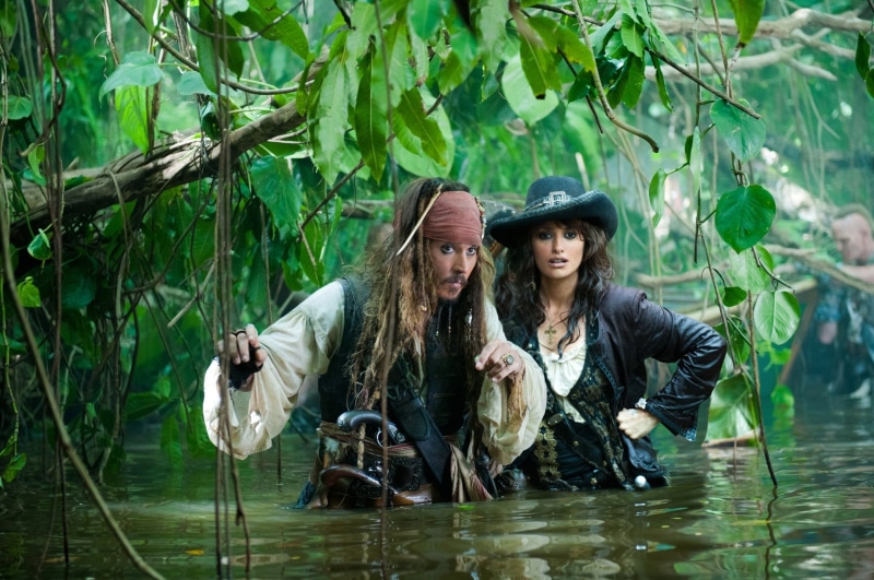tree, real people, water, togetherness, adult, jack, plant, young adult, day, 1080P, captain, lake, sparrow, growth, Angelica Teach, Pirates Of The Caribbean