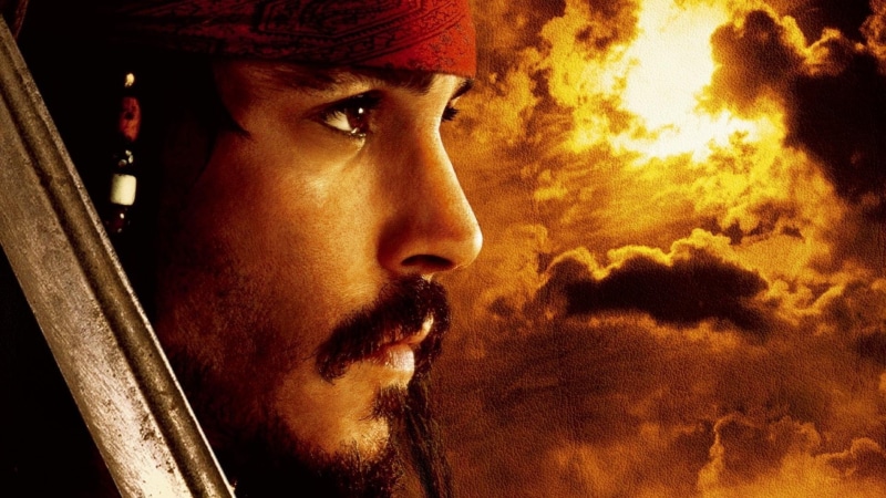 Johnny Depp, Pirates Of The Caribbean: The Curse Of The Black Pearl, Pirates Of The Caribbean, Jack Sparrow, 1080P