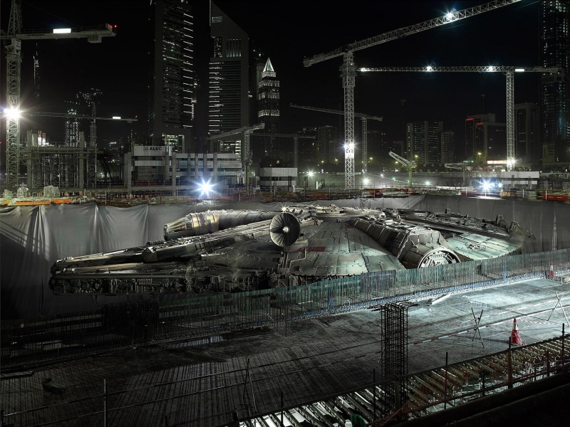 falcon, star, wars, millennium, 1080P, space, interesting, spaceship, dubai, hiding, ship, millenium