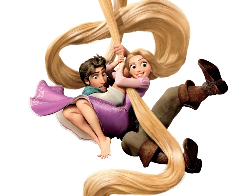 the robber, beauty, hair, sitting, Flynn Rider, teenager, digital, white Background, females, adult, complicated story, Princess, young women, boys, 2K