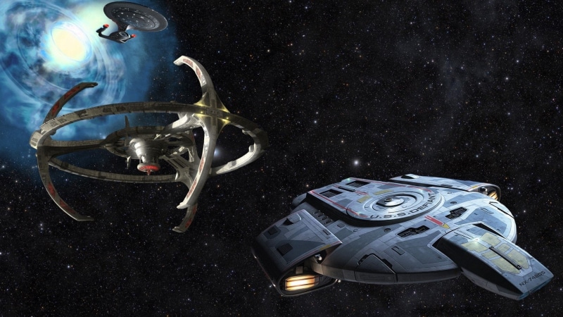 USS Defiant, Star Trek, Star Trek: Deep Space Nine, 1080P, Space Station