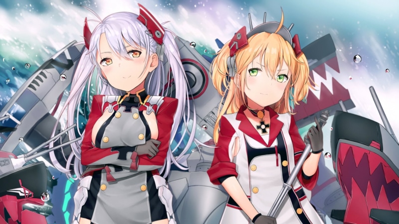 Anime, 1080P, Prinz Eugen (Azur Lane), Admiral Hipper (Azur Lane), Azur Lane