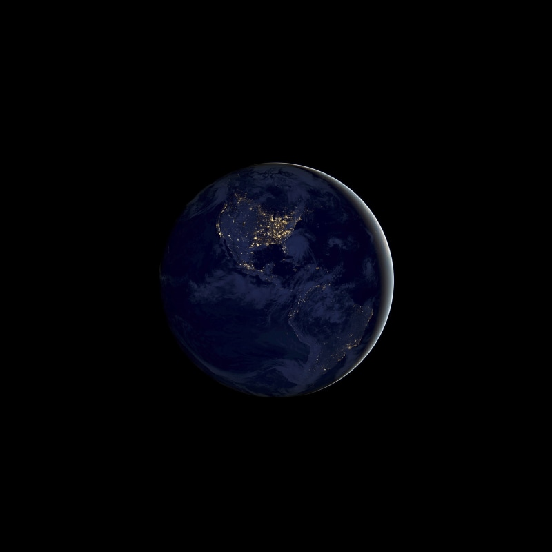 planet, Night, 2K, iPhone 8, Earth, iPhone X, iOS 11, Stock, photograph, HD