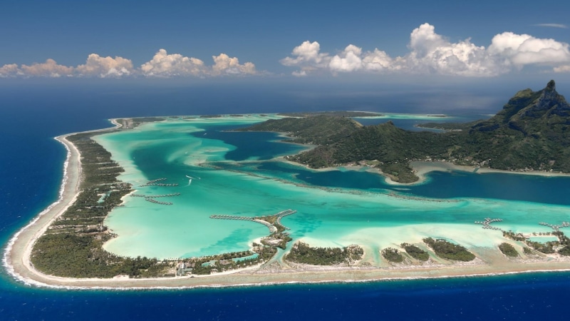  french, hd, bora, sea, island, nature, polynesia, paradise, landscape, 1080P