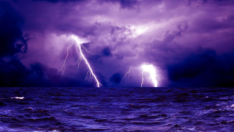 aggression, ominous, beauty in nature, communication, no people, power in nature, clouds, ocean, thunderstorm, storm cloud, waves, outdoors, warning sign
