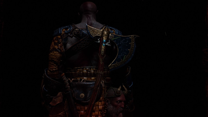 4K, God of War, Axe, PlayStation 4, Kratos, video game characters, video games, games art