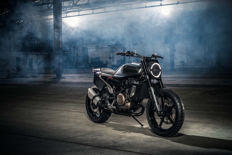 4K, standard, black, motorcycle, 4K, Husqvarna Svartpilen 701, 2018