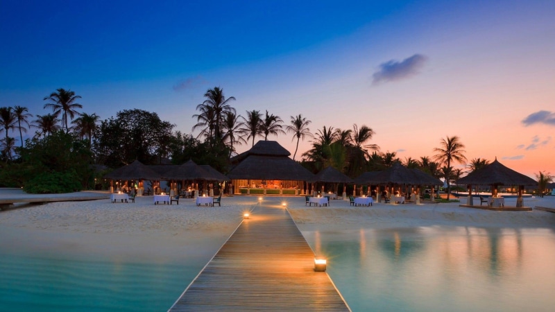1920x1080, 1080P, maldives, brown, velassaru, beaches, pathway, wooden, french polynesia