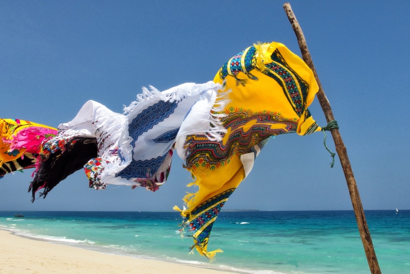 clear sky, hot, waves, nature, land, scenics - nature, summer, wind, horizon, zanzibar, horizon over water, sand, beach, relax, tranquility, travel, outdoors