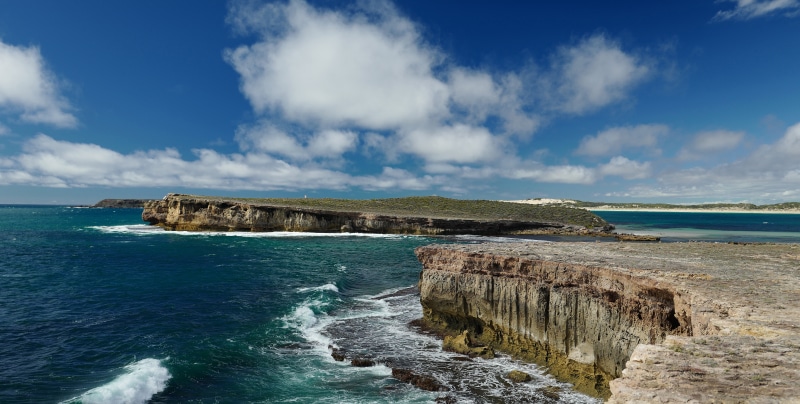 water, blue, wave, scenics - nature, motion, beauty in nature, non-urban scene, day, nature, south australia, rocky coastline, tranquil scene, land, 5K