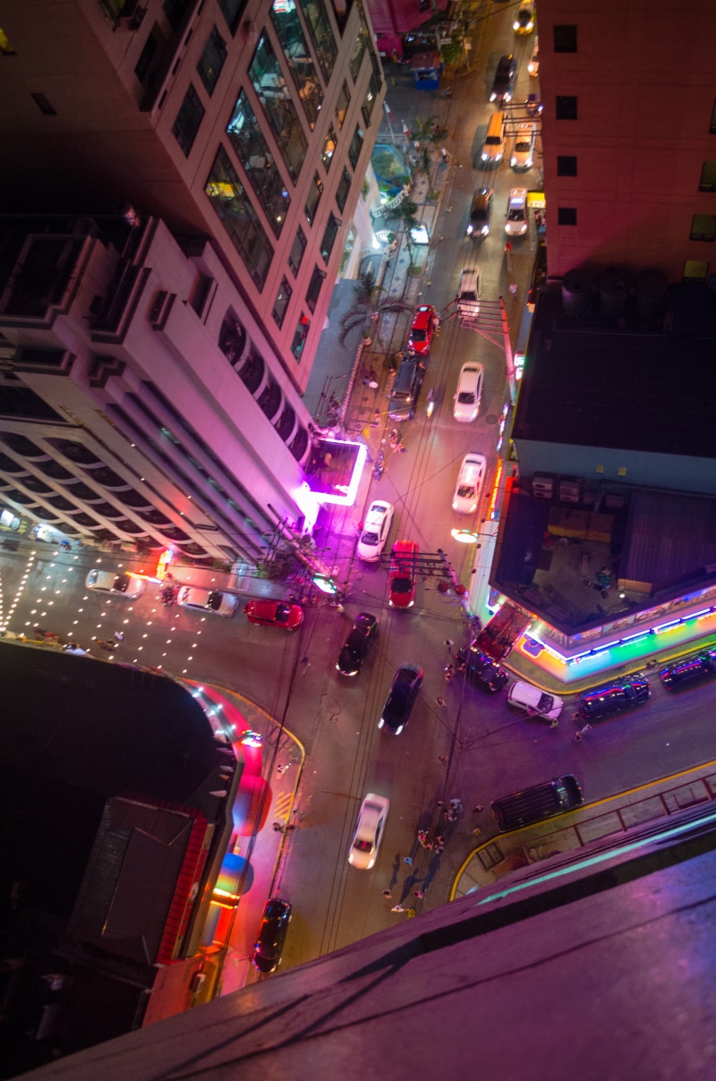 nightphotography, building, road, transportation, 4K, high angle view, city, photography, building exterior, urbanjungle, outdoors, built structure, traffic