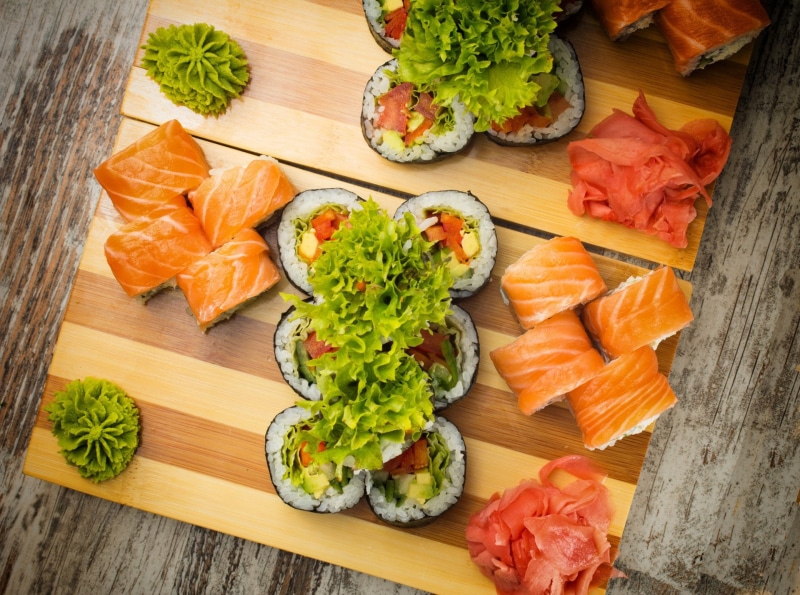 1080P, Food, Fish, Sushi, Rice, Seafood, Still Life
