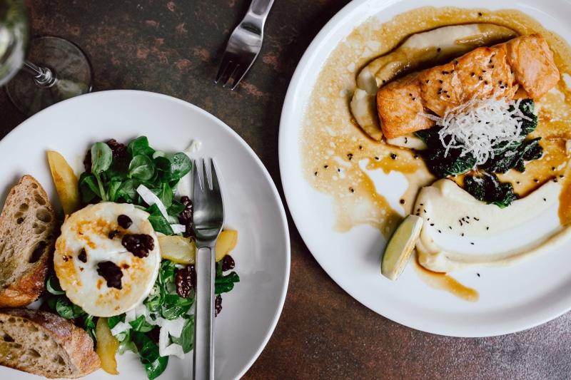 lunch, Dinner, cooked, breakfast, serving size, directly above, still life, indoors, bread, seafood, no people, table, garnish, food And Drink, 2K, food
