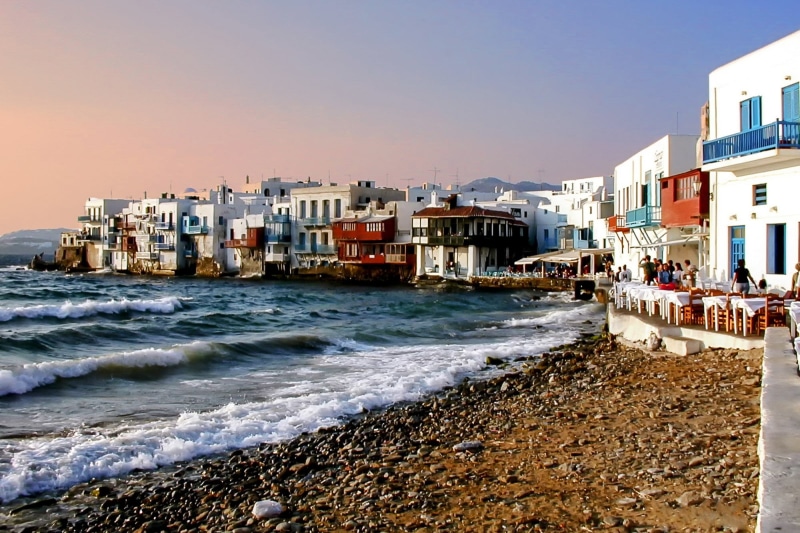 outdoors, swim, mykonos, coastal, sun, holiday, built structure, building, no people, activity, land, mediterranean Sea, blue, coastline, island, near