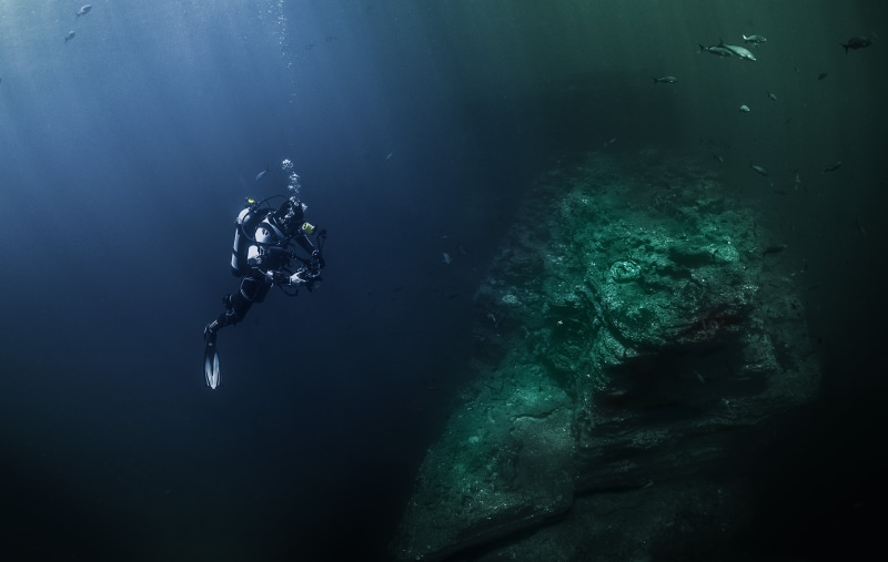 scuba diving, light, marine, ocean, 4K, no people, research, diving, leisure activity, sport, diving equipment, nature, undersea, animals in the wild