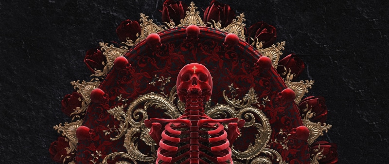 2K, gold, skull and bones, bones, death, skull