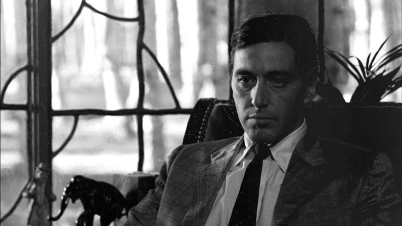 monochrome, godfather, 1080P, movies, entertainment, al, The Godfather, pacino, art, x, hd
