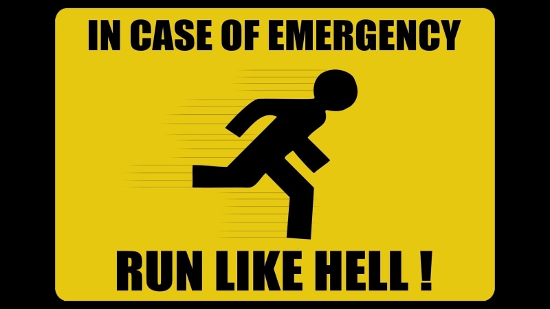 close-up, representation, capital letter, sign, text, direction, humor, overlay, minimalism, urgency, warning sign, guidance, information, yellow, 2K