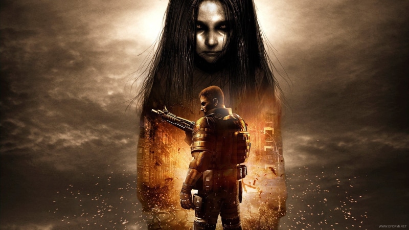 1080P, nature, F.E.A.R. 2, cloud - sky, adult, digital composite, video games, human representation, standing, sky, F.E.A.R. 2: Project Origin, front view