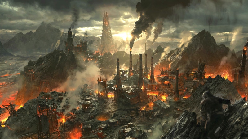 lotr, shadow, videogame, middle, rings, game, fighting, 4K, action, war, lord, adventure, fantasy, earth