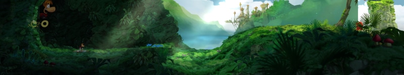 5K, steam, video, monitor, rayman, jeu, screen, jeux, triple, videogame, multi, multiple
