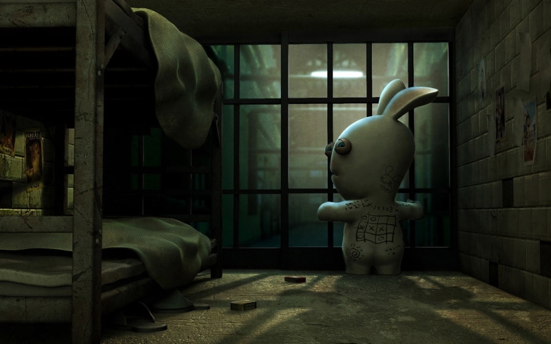 1080P, Raving Rabbids, humor, jail, Ubisoft, prisons