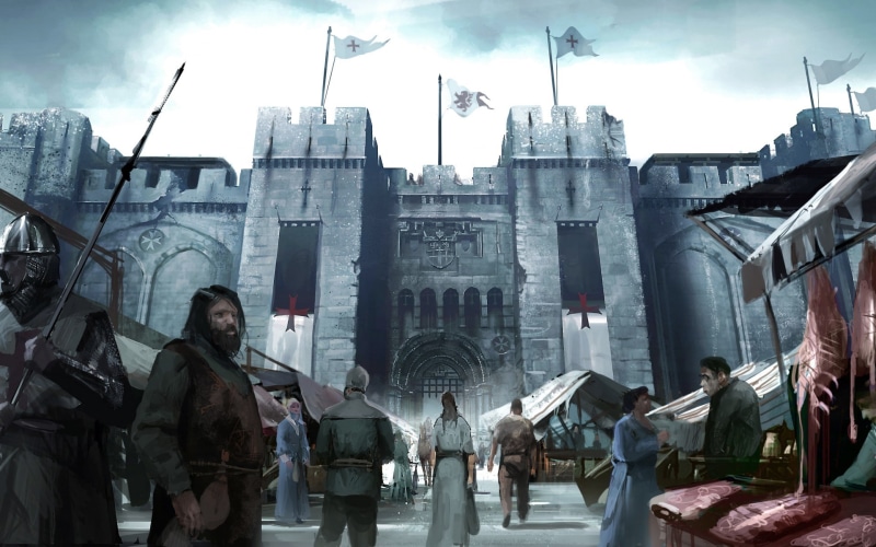 1080P, assassin 039 s, castle, fantasy, creed