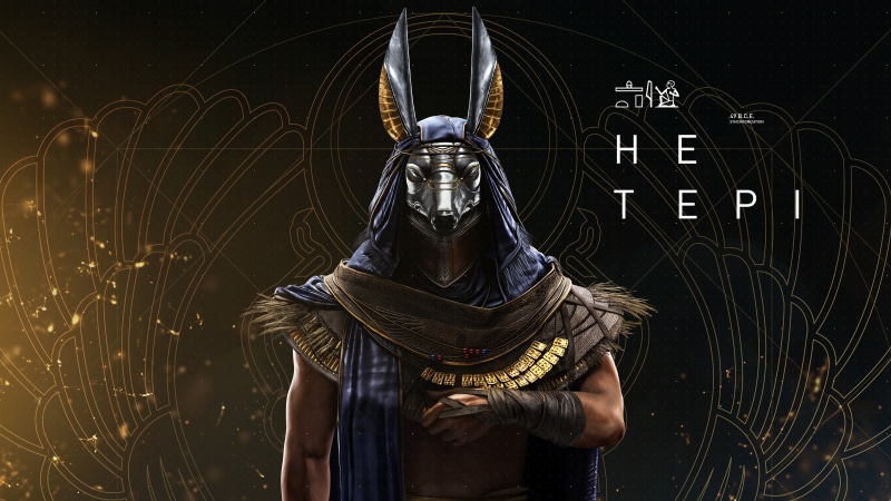 poster, anubis, Assassins Creed: Origins, Hetepi, HD, 5K, 8K