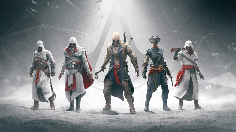 power, creed, black, aggression, men, teamwork, headwear, flag, full length, digital art, group Of People, stage, assassin, armed Forces, heroes, people