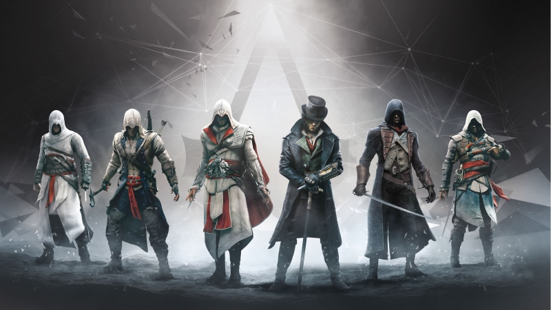 Ezio Auditore da Firenze  Assassins Creed  Connor Kenway  video games  Edward Kenway  Altaïr Ibn-LaAhad  Arno Dorian  Jacob Frye, 4K