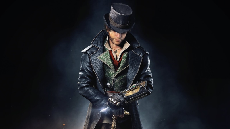 top, people, color Image, Assassins Creed, black, adult, hat, fashion, leather Jacket, studio Shot, man, Assassins Creed: Syndicate, lapel, dark, one Person