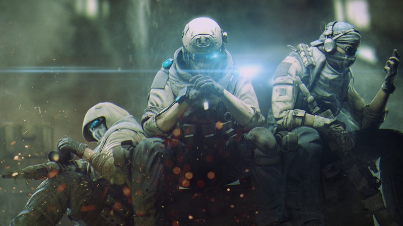 Tom Clancys Ghost Recon Phantoms, special forces, two people, clothing, military uniform, accidents and disasters, people, armed forces, men