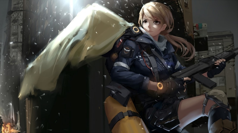 anime girls, 1080P, anime, Tom Clancys The Division