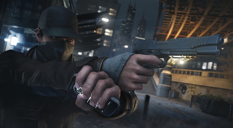 holding, xbox one, next gen, character, one person, cap, occupation, waist up, ps4, hand, aiden, focus on foreground, watch, hat, leisure activity