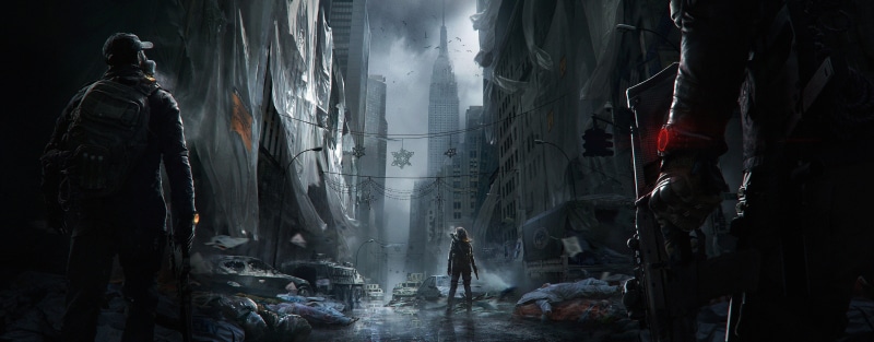 video games, Tom Clancys The Division, place of worship, architecture, 4K, people, computer game, concept art, religion, adult, building, indoors, full length