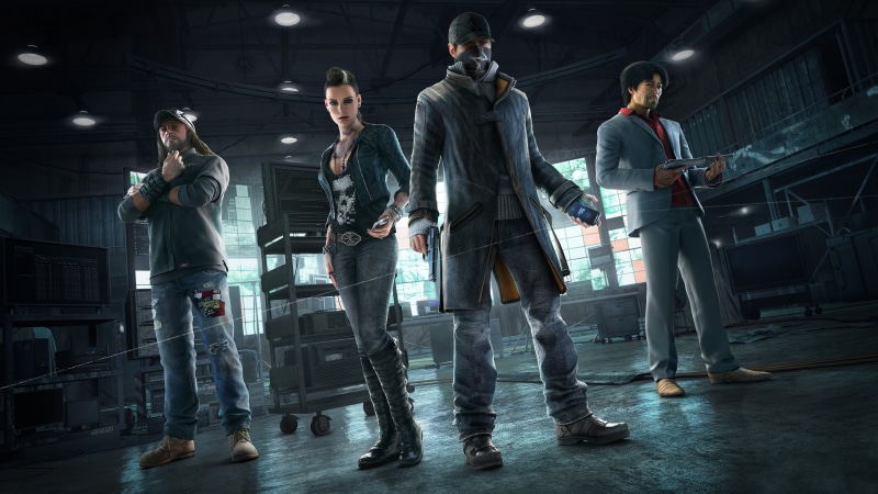Aiden Pearce, Watch Dogs, young women, motion, 8K, communication, casual clothing, men, indoors, women, group of people, young men, Clara Lille, young adult