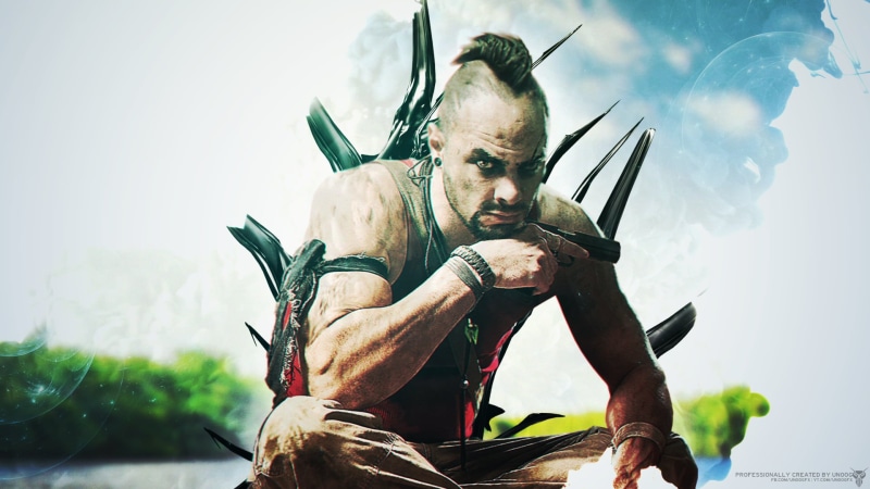 sky, tank, males, day, s, real people, one animal, black, lifestyles, men, Far Cry, leisure activity, adult, sitting, mammal, transportation, nature, Ubisoft