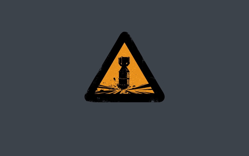 caution, cut out, close-up, minimalism, design, no people, electricity, communication, sign, copy space, safety, nuclear, low angle view, warning signs
