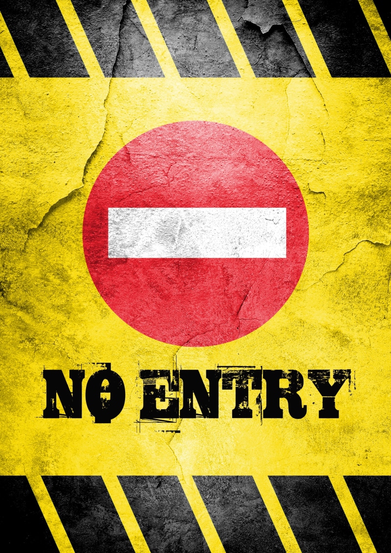 western script, symbol, safety, text, information, close-up, wall - building feature, road sign, road, road warning sign, yellow, capital letter, forbidden