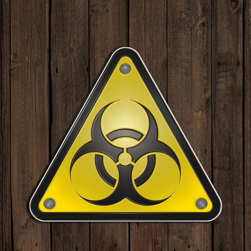 biohazard, symbol, note, sign, black, yellow, 1080P, wood, warning signs, design, shape, communication, black color, warning, biology, logo, safety, wood - material