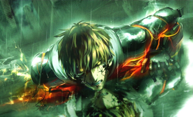 close-up, transparent, group of animals, animal, sea, genos, glass - material, Genos (One-Punch Man), one, man, animals in the wild, fish, animal themes